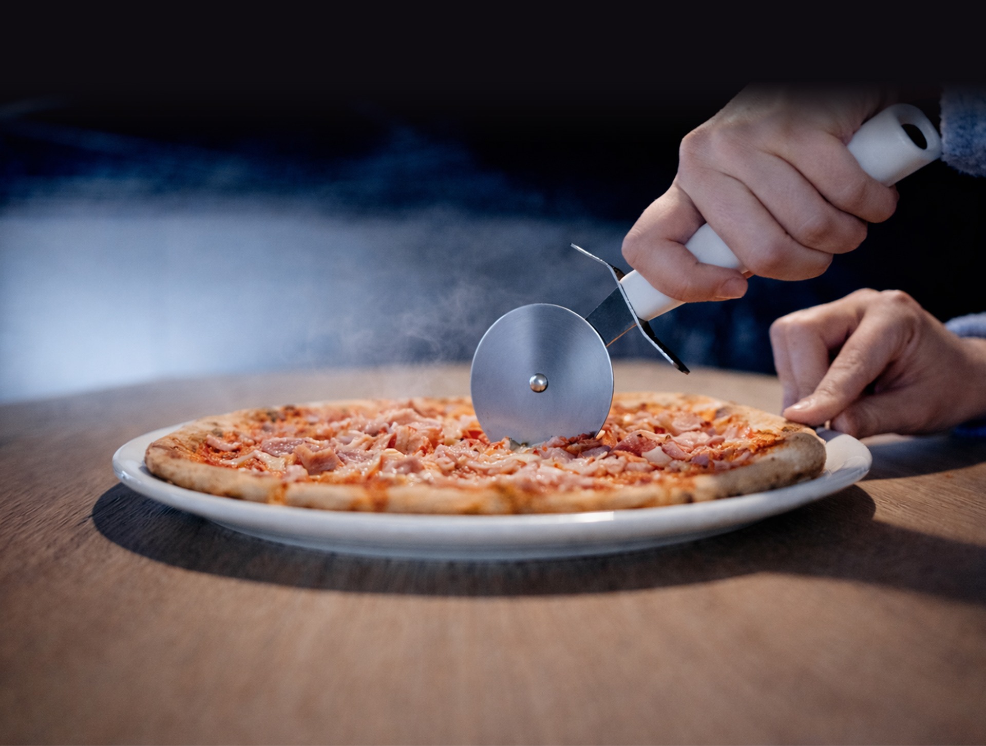 decoupe pizza