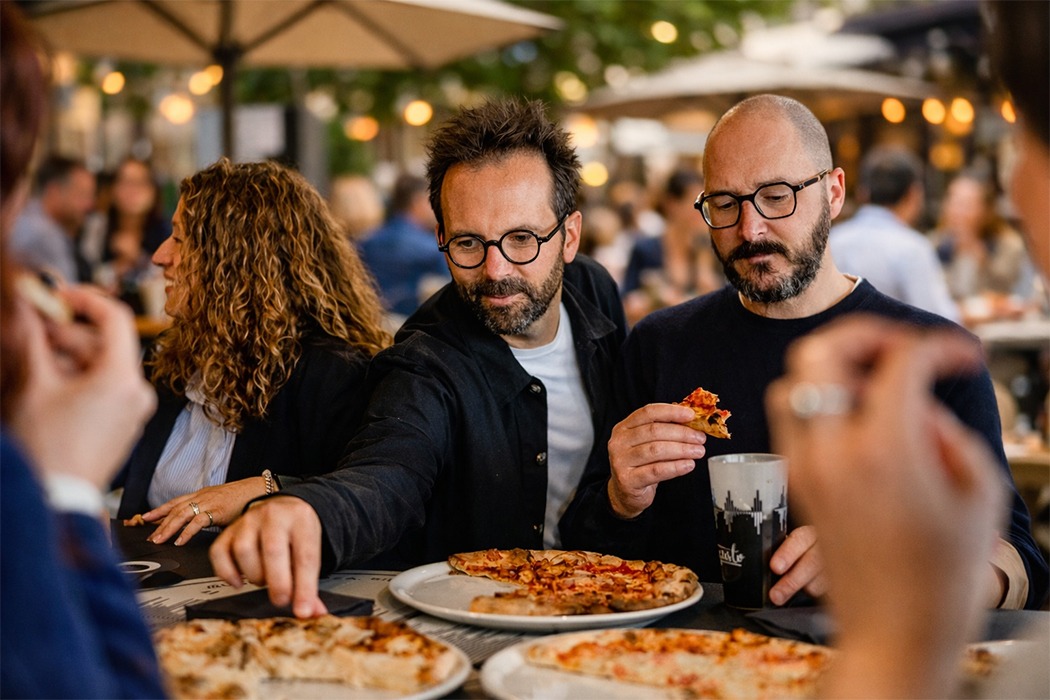 evenement davant degustation pizza