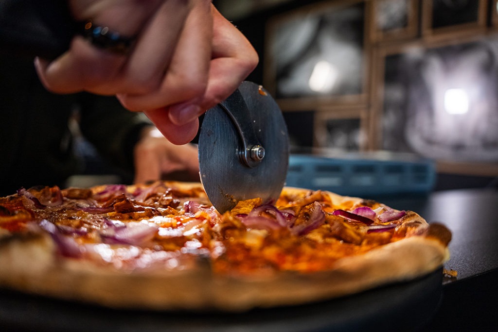decoupe pizza artisanale